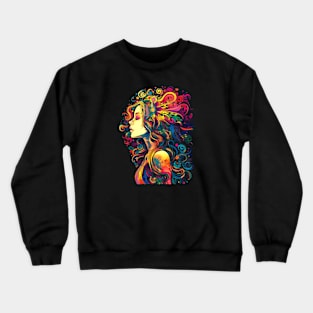 Psychedelic Angel #3 Crewneck Sweatshirt